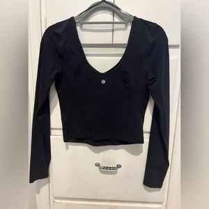 EUC Lululemon Align Long Sleeve Crop Shirt